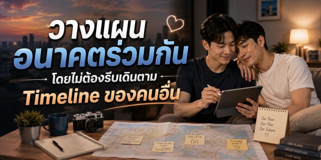 วางแผนอนาคตร่วมกันโดยไม่ต้องรีบเดินตาม Timeline ของคนอื่น