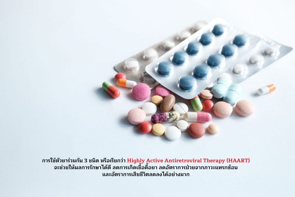 ยาร่วมกัน 3 ชนิด HAART