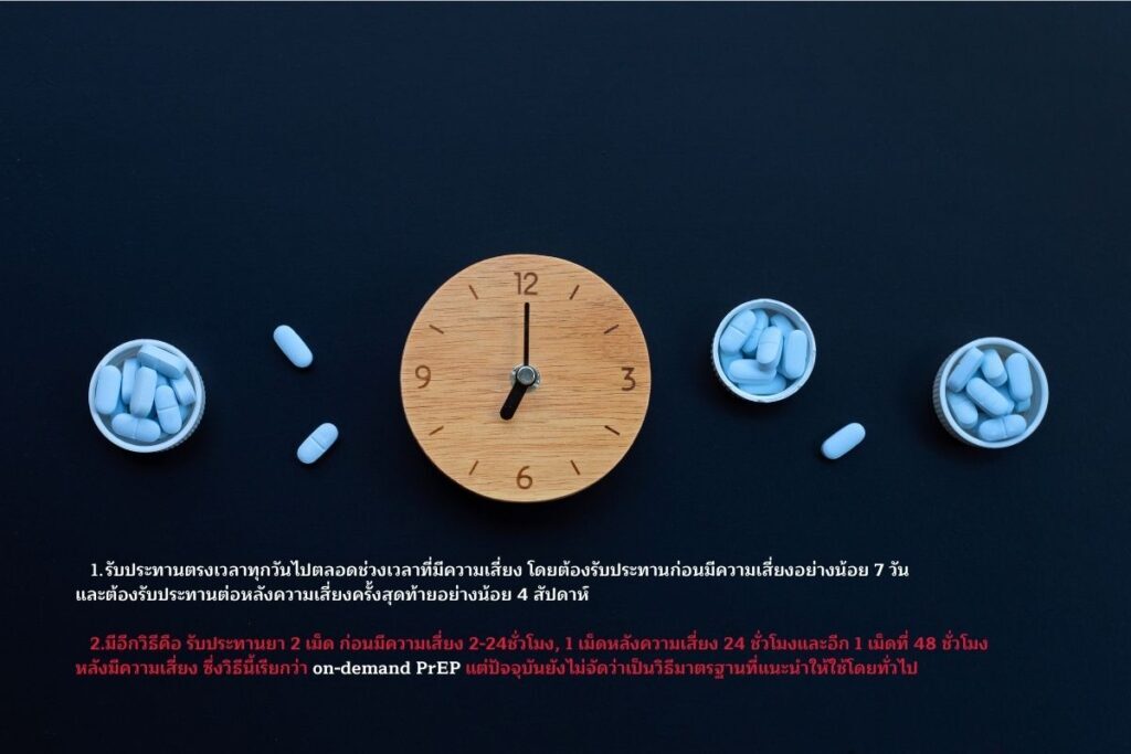 ยาเพร็พ (PrEP) ลดเสี่ยงติดเชื้อเอชไอวี