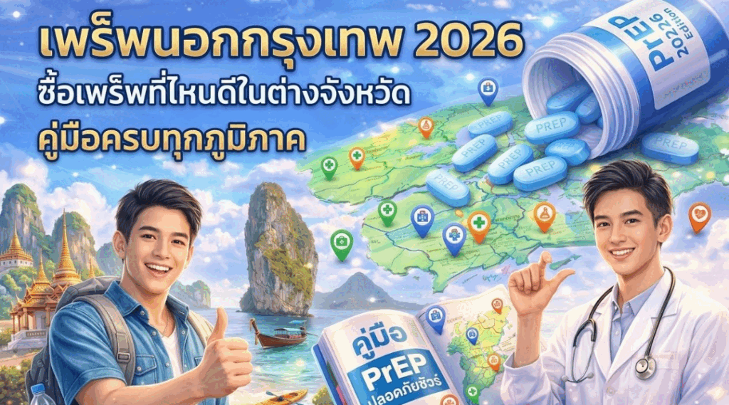 เพร็พนอกกรุงเทพ 2026: ซื้อเพร็พที่ไหนดีในต่างจังหวัด คู่มือครบทุกภูมิภาค