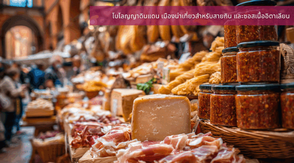 โบโลญญาดินแดน เมืองน่าเที่ยวสำหรับสายกิน และซอสเนื้ออิตาเลียน