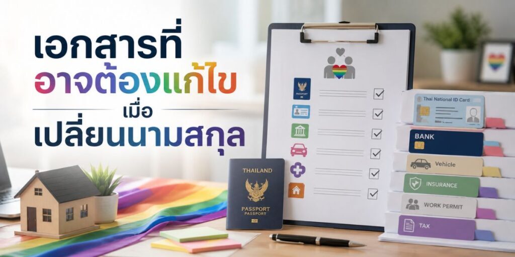 เปลี่ยนนามสกุลเกย์ สิ่งที่คู่รักเกย์ควรรู้