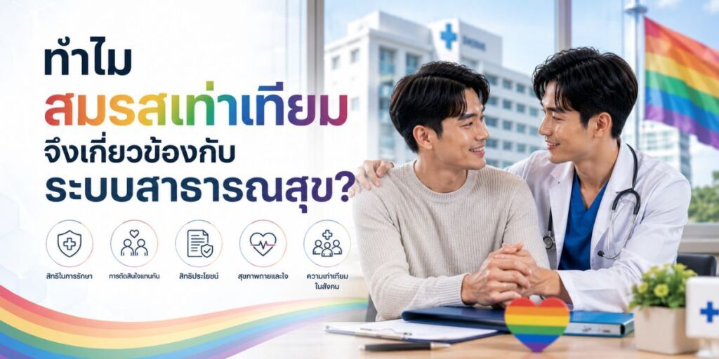สมรสเท่าเทียมสาธารณสุข สรุปให้เข้าใจง่าย