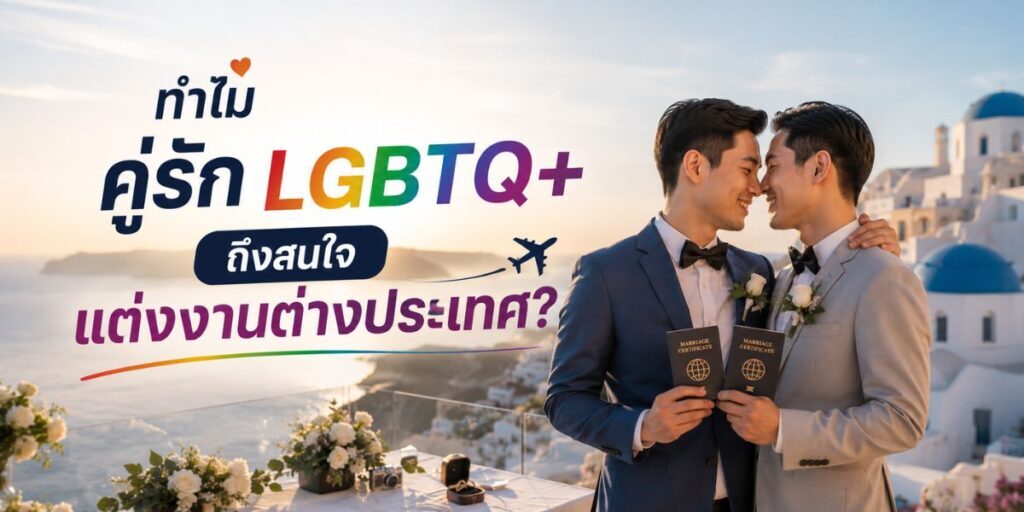 แต่งงานเกย์ต่างประเทศ อัปเดตความคืบหน้าล่าสุด