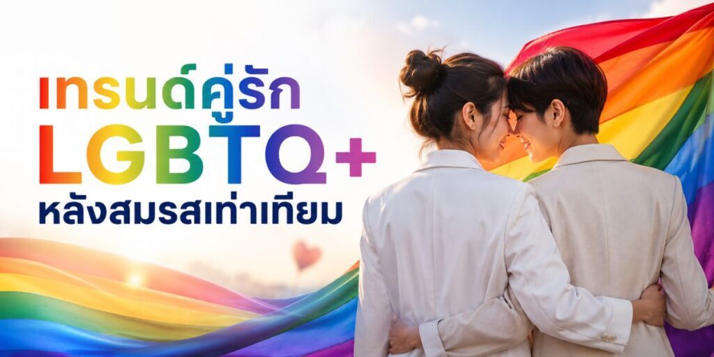 เทรนด์คู่รัก LGBTQ+ หลังสมรสเท่าเทียม