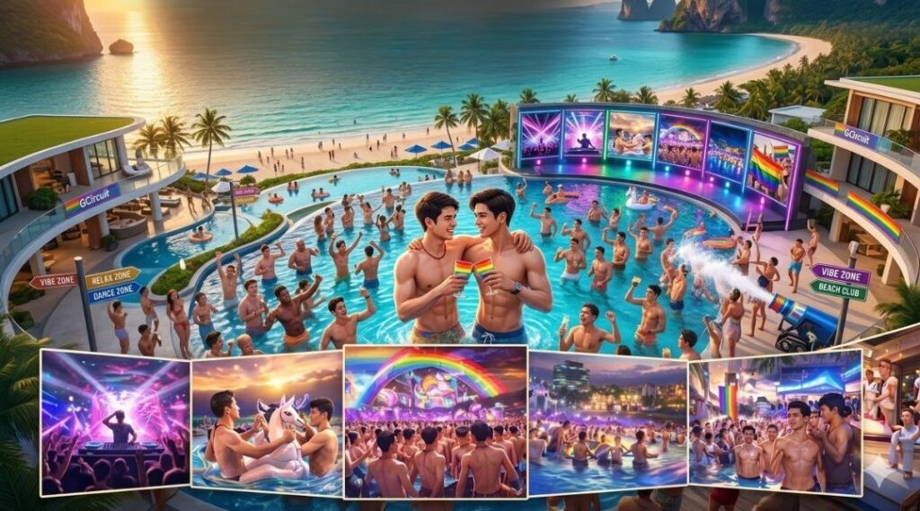 Pool Party เกย์ไทย 2026: 5 งานที่ห้ามพลาด GCircuit สู่ Phuket ครบทุก Vibe