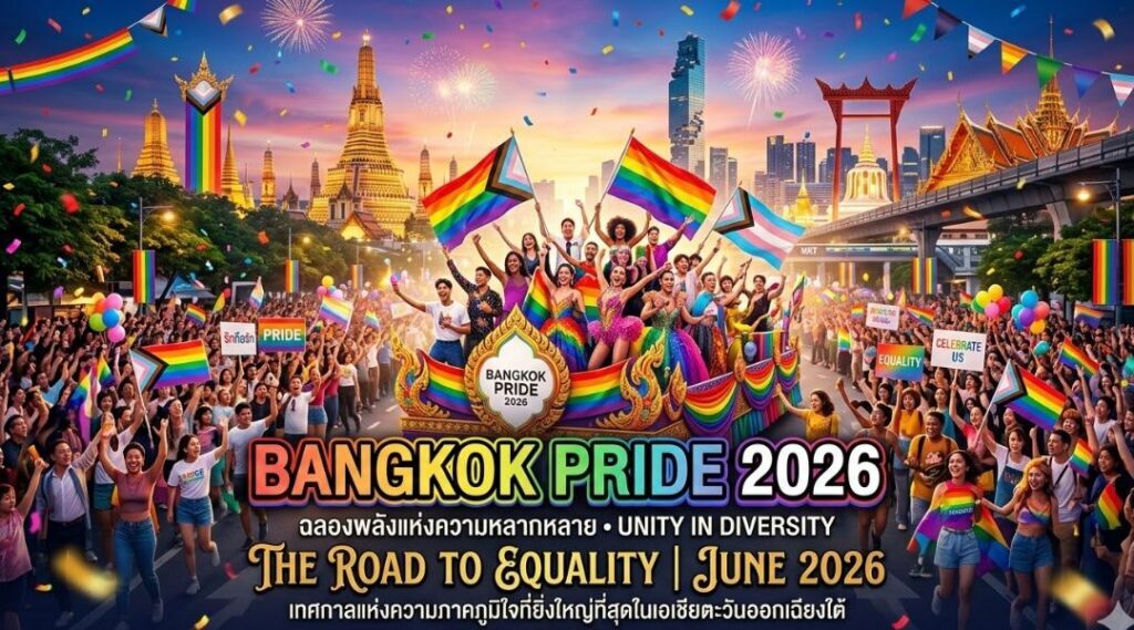 Bangkok Pride 2026: ทุกกิจกรรมที่ต้องรู้ คู่มือฉบับสมบูรณ์สำหรับสาย Pride 🌈