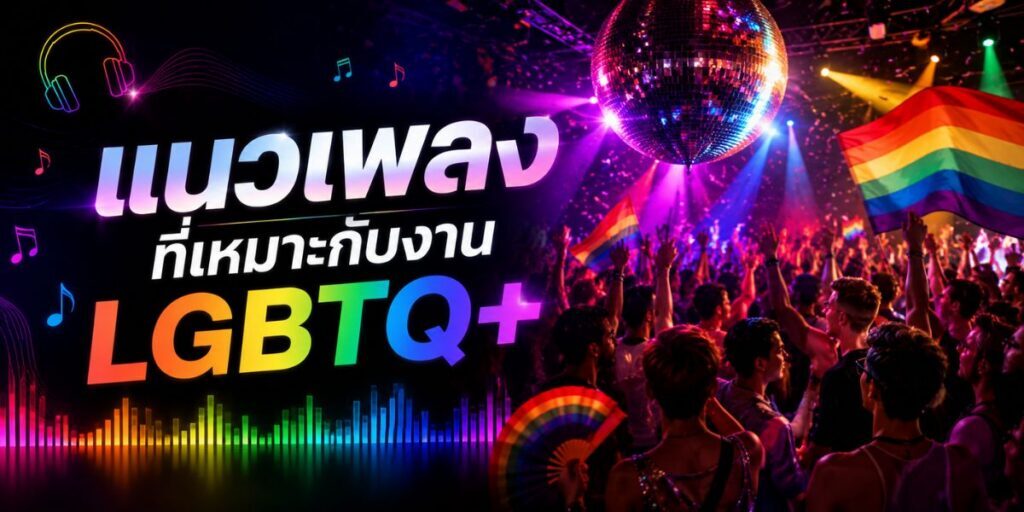 แนวเพลงที่เหมาะกับงาน LGBTQ+