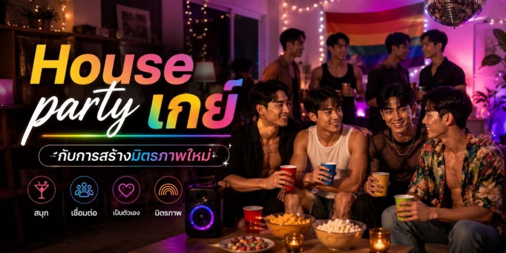 House partyเกย์ กับการสร้างมิตรภาพใหม่