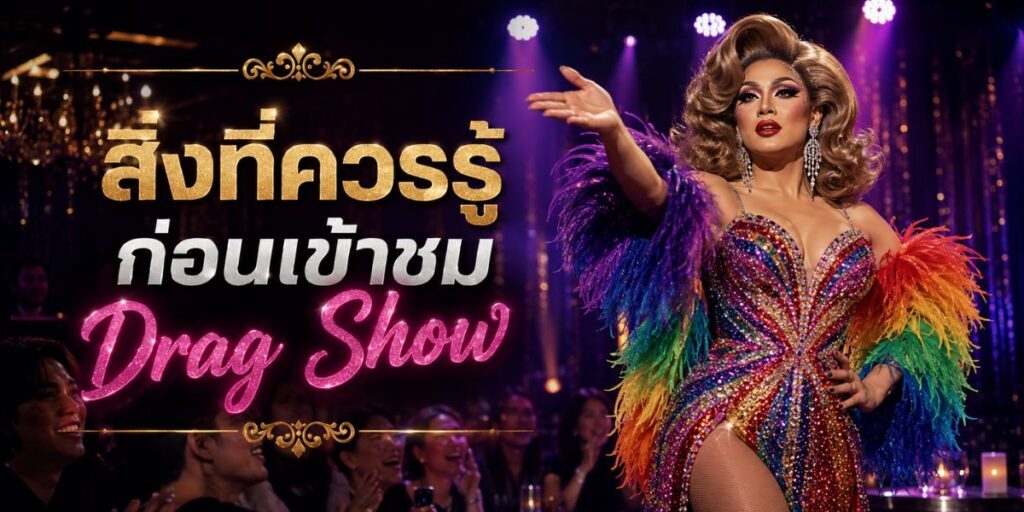 DragShow กรุงเทพ สัมผัสความบันเทิงสุดอลังการใจกลางเมือง