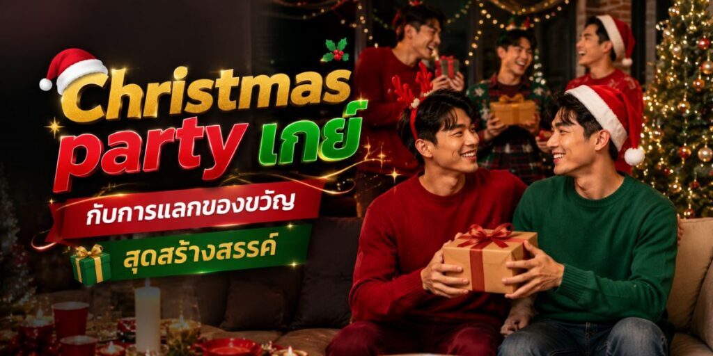 Christmas party เกย์ วิธีจัดงานคริสต์มาสกับเพื่อนและแฟนให้ไม่น่าเบื่อ