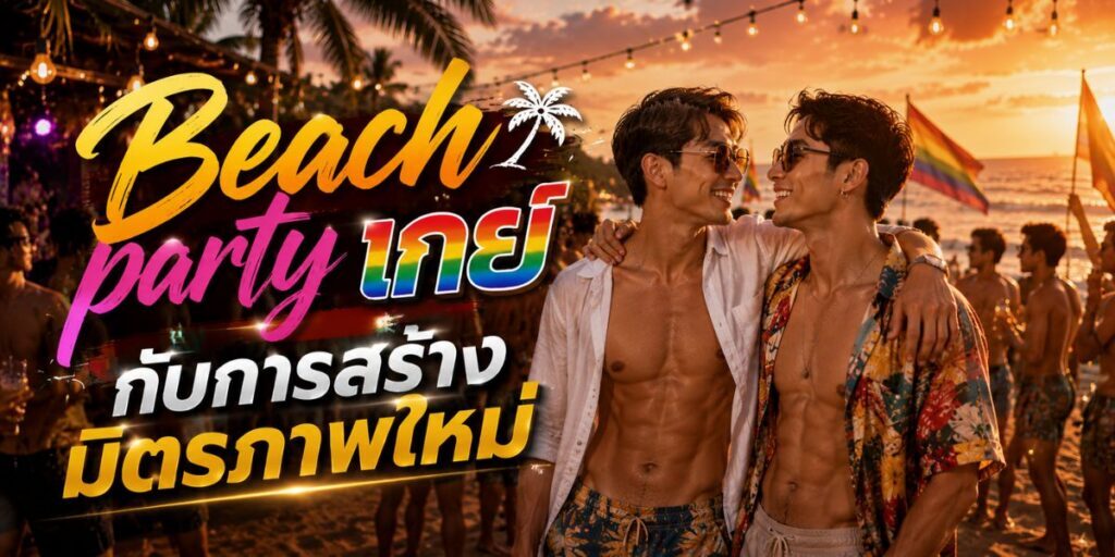 Beach party เกย์ แต่งตัว กิน เที่ยว และปาร์ตี้ริมทะเลอย่างมีสไตล์