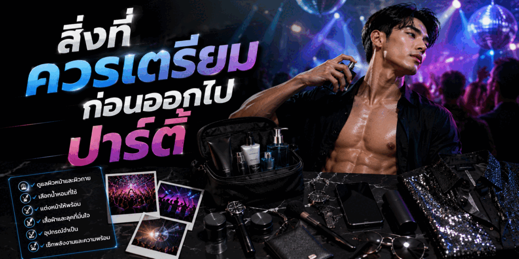 สิ่งที่ควรเตรียมก่อนออกไปปาร์ตี้