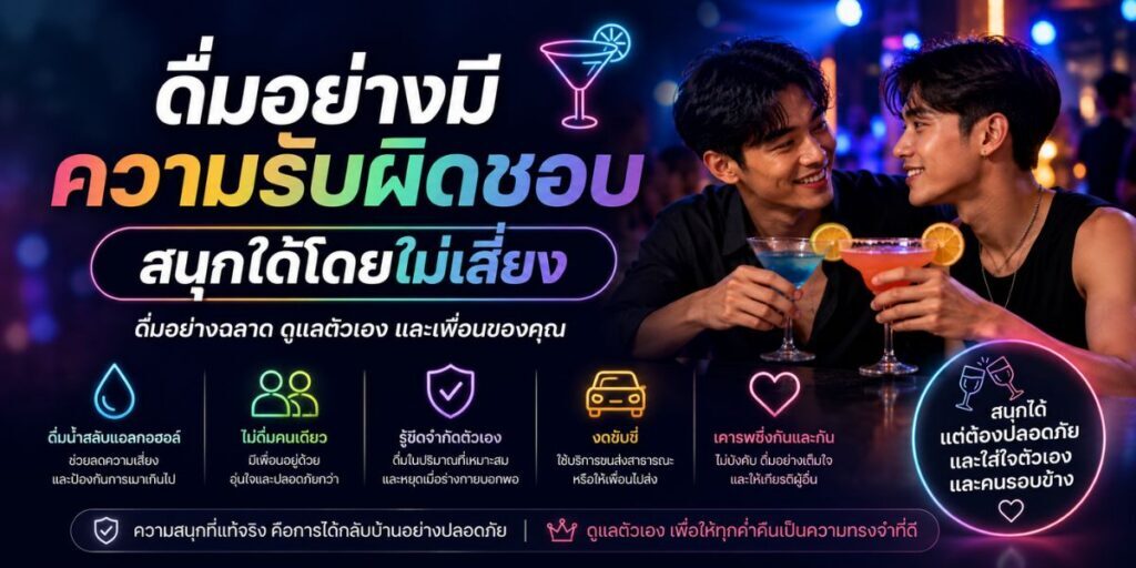 บาร์เกย์พัทยา เที่ยวอย่างปลอดภัย พร้อมเคล็ดลับดูแลตัวเอง