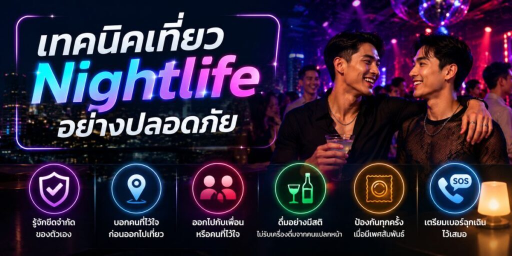 เทคนิคเที่ยว nightlife อย่างปลอดภัย