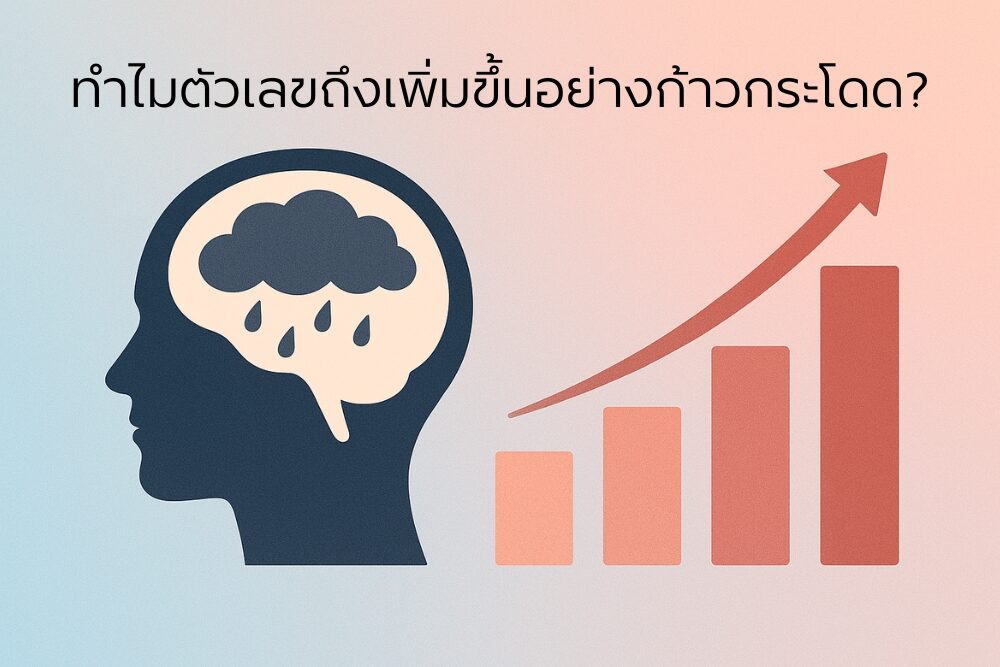 ซึมเศร้า ไม่ใช่เรื่องไกลตัว: ทำไมคนไทยเสี่ยงเพิ่มเกือบ 3 เท่า!