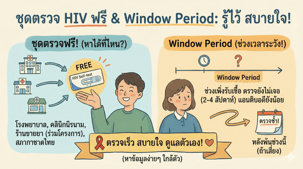 ชุดตรวจเอชไอวีฟรี
