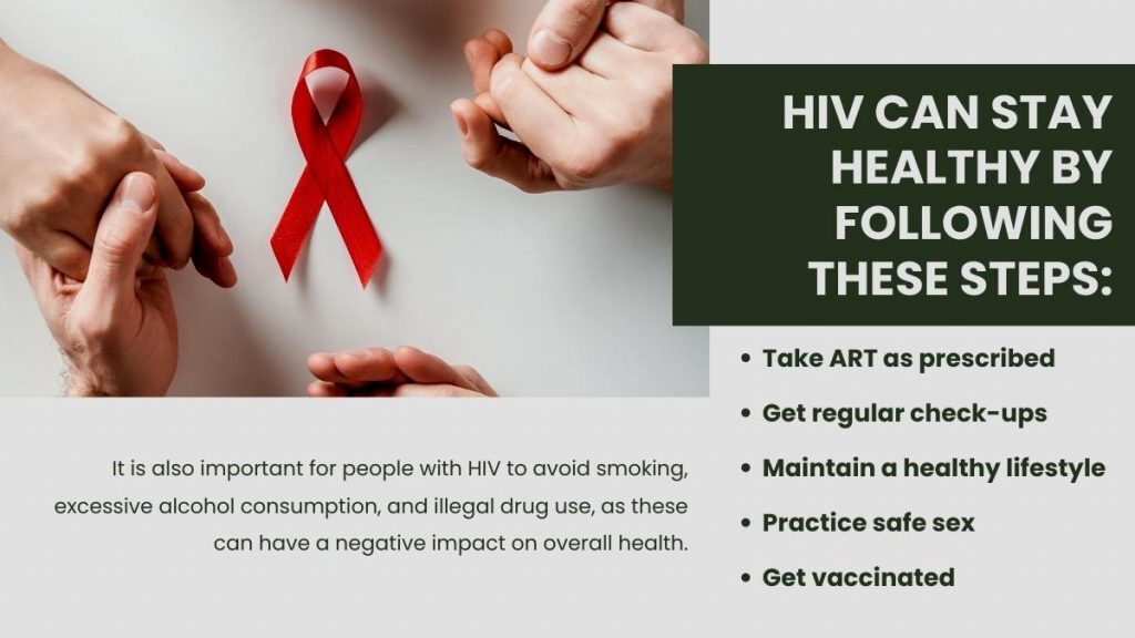 People with HIV can stay healthy
