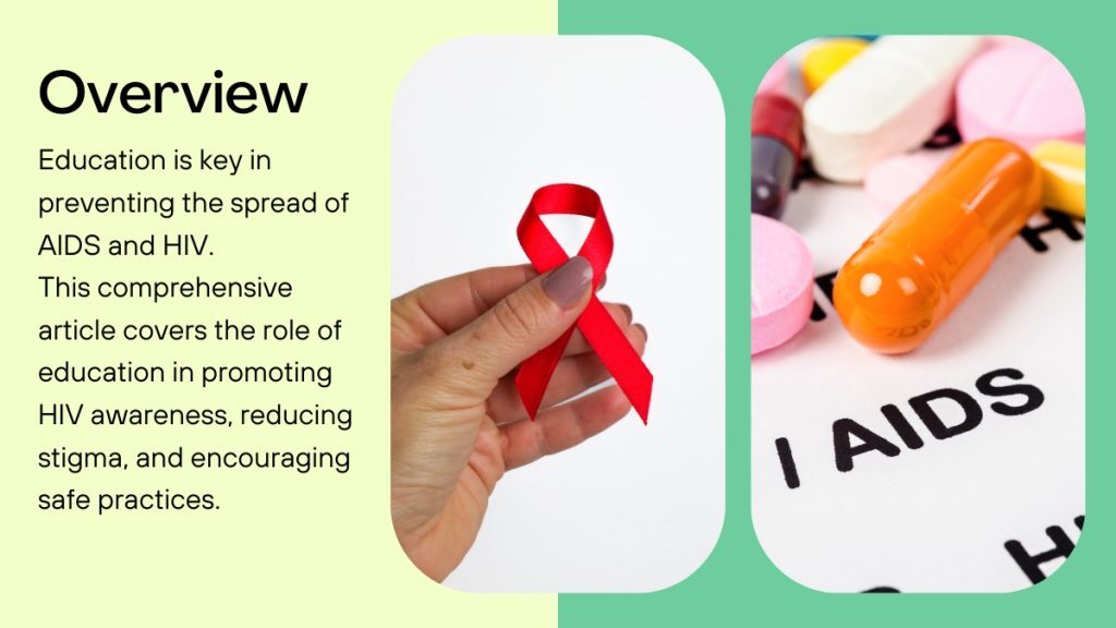 The importance of Education prevents spread of AIDS & HIV