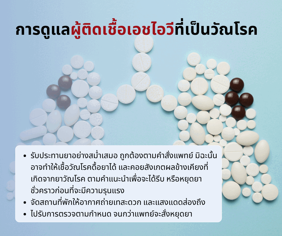 การดูแลผู้ติดเชื้อเอชไอวีที่เป็นวัณโรค