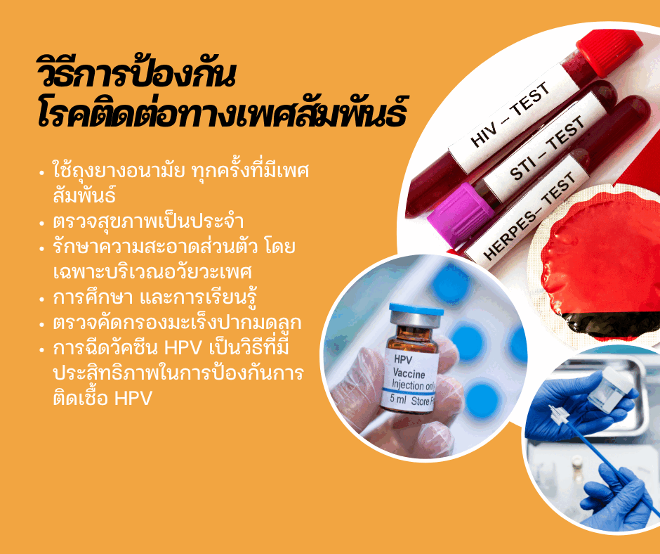 วิธีการป้องกันโรคติดต่อทางเพศสัมพันธ์