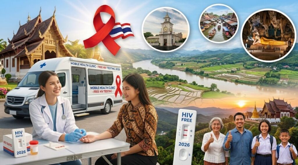 ตรวจ HIV ฟรี ต่างจังหวัด 2026: ครบทุกภูมิภาค เข้าถึงได้ง่ายกว่าที่คิด