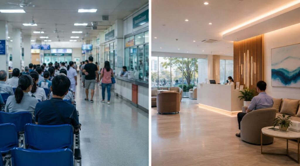 คลินิกรัฐ vs เอกชน: เลือกอะไรเมื่อหา "คลินิกเอชไอวีใกล้ฉัน"? คู่มือเปรียบเทียบครบจบ