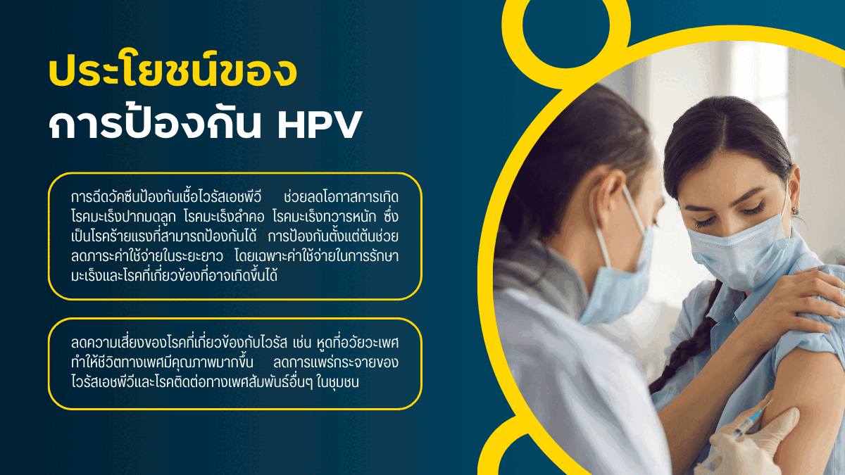 ประโยชน์ของ การป้องกัน HPV ประโยชน์ของ การป้องกัน HPV